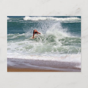 Cartão Postal Skimboarding por Shirley Taylor