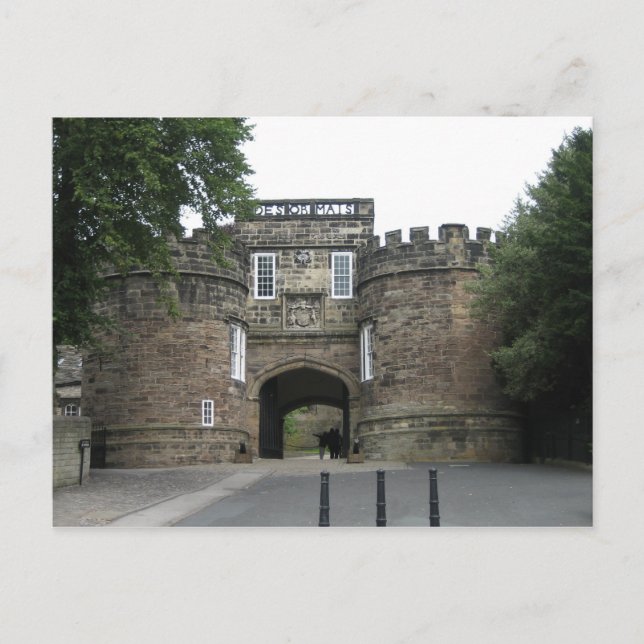 Cartão Postal Skipton Castle, Yorkshire (Frente)