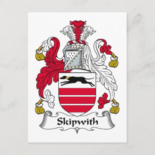 Cartão Postal Skipwith Family Crest