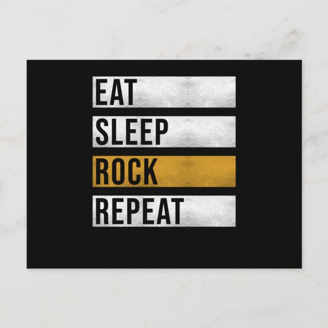 Cartão Postal Skirt Dizendo Engraçado Rocker (Frente)