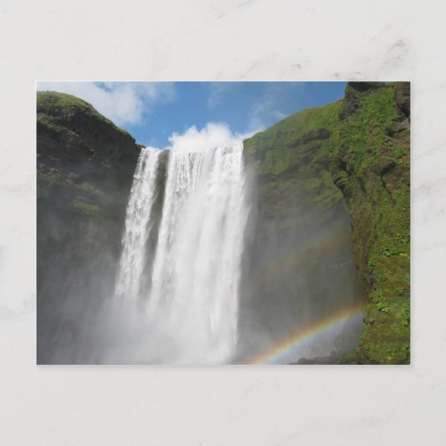 Cartão Postal Skogafoss (Frente)