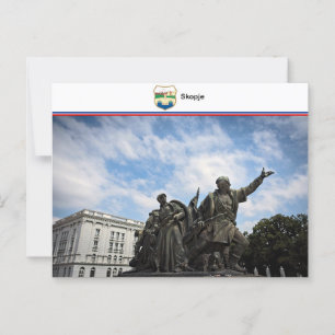 Cartão Postal Skopje - Macedônia do Norte