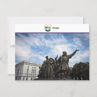 Cartão Postal Skopje - Macedônia do Norte