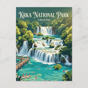 Cartão Postal Skradinski Buk Croácia