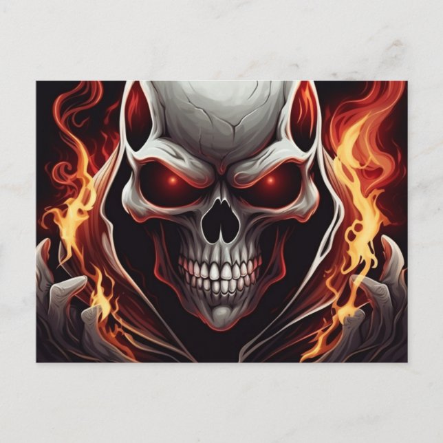 Cartão Postal Skull (Frente)