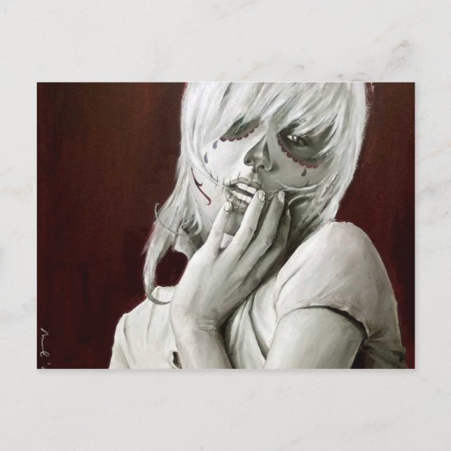 Cartão Postal skull candy (Frente)