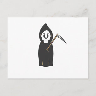 Cartão Postal Skull Grimreaper