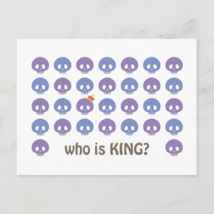 CARTÃO POSTAL SKULL KING