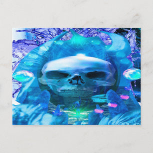Cartão Postal Skull Magika
