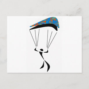 CARTÃO POSTAL SKY DIVE ZONED