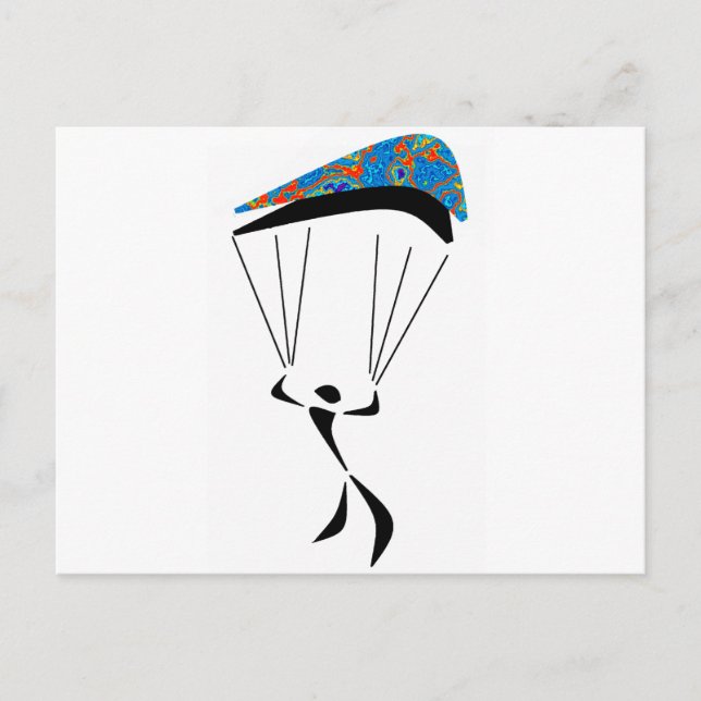 CARTÃO POSTAL SKY DIVE ZONED (Frente)