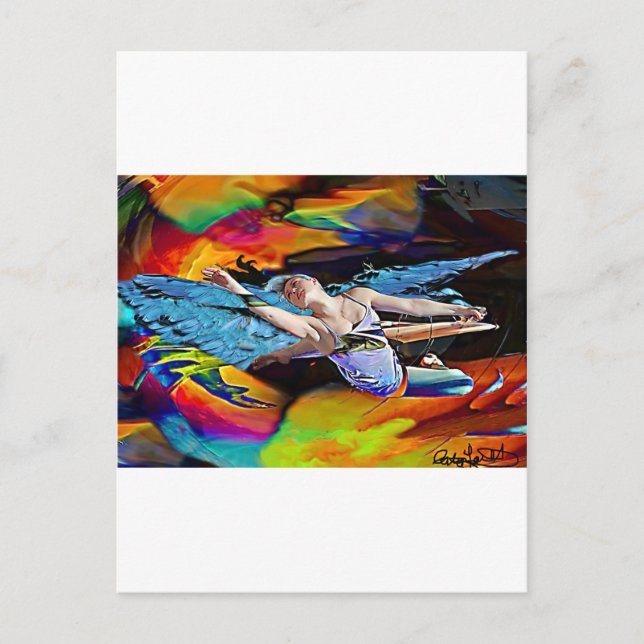 Cartão Postal Sky Hawk Warrior Goddess.jpg (Frente)