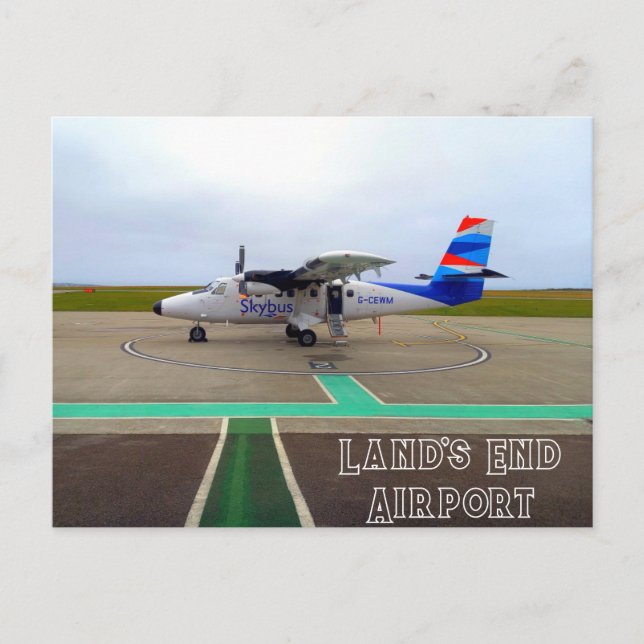 Cartão Postal Skybus at Land's End Airport (Cornwall) (Frente)