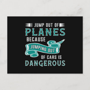Cartão Postal Skydiver Salta Dos Aviões Skydiving
