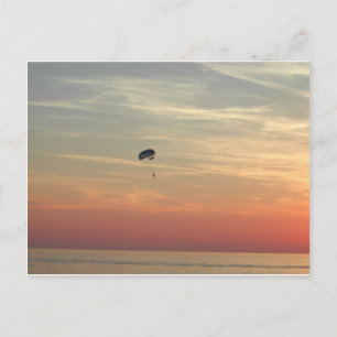 Cartão Postal Skydiving