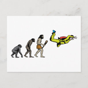 Cartão Postal Skydiving