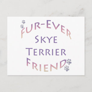 Cartão Postal Skye Terrier Fuere Friend