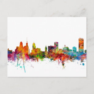 Cartão Postal Skyline Buffalo Nova York