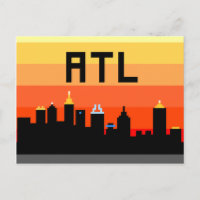 Skyline de 8 bits ATL de Atlanta