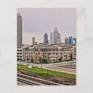 Cartão Postal Skyline de Atlanta Geórgia