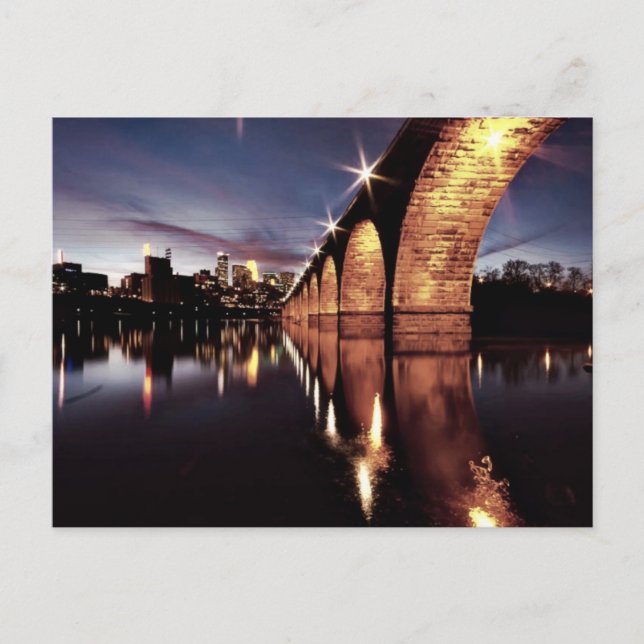 Cartão Postal Skyline de Pesquisa (Frente)