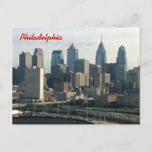 Cartão Postal Skyline de Philadelphfia