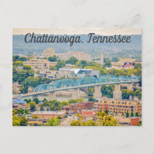 Cartão postal Skyline do Tennessee Chattanooga