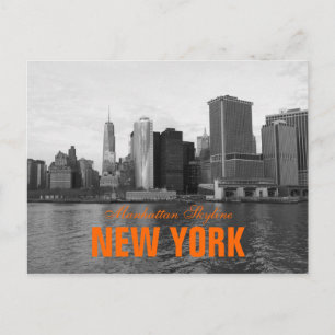 Cartão Postal Skyline legal New York de Manhattan