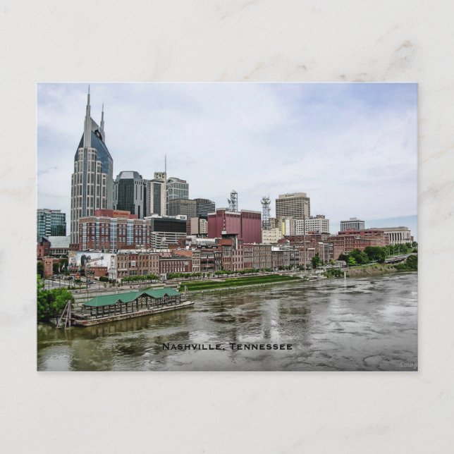 Cartão postal Skyline Nashville (Frente)