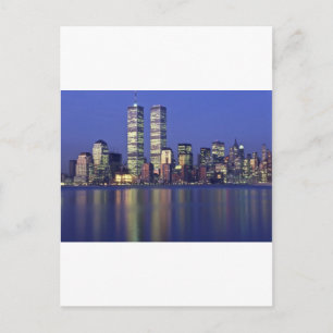 Cartão Postal Skyline Nova York com World Trade Center