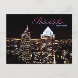 Cartão Postal Skyline of Philadelphia, Pensilvânia