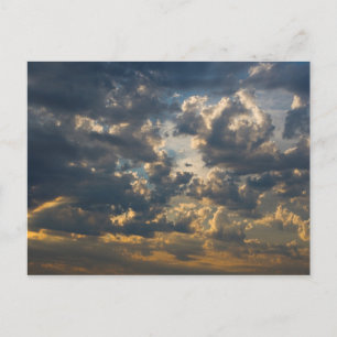 Cartão Postal Skyscape sobre o Lago Superior, Michigan