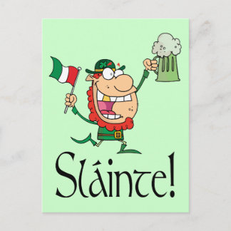 Cartão Postal Sláinte Irlandês