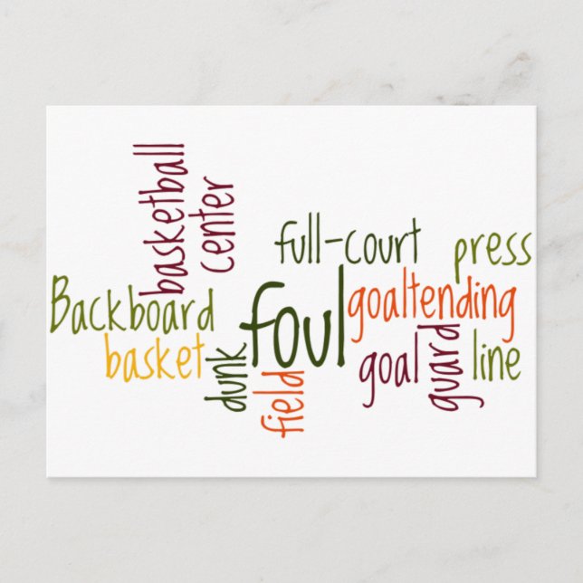 Cartão Postal Slam Dunk Dreams: Basquete - Jogo dos Campeões (Frente)