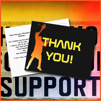 Cartão Postal Sleek Black Modern Tech Graduation