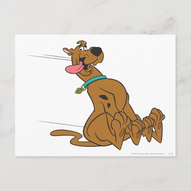 Cartão Postal Slide Scooby-Doo Com A Língua Para Fora (Frente)