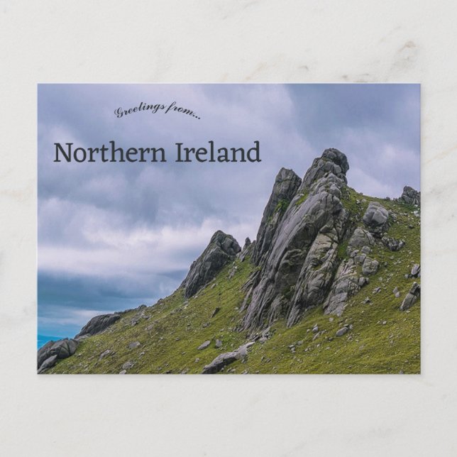 Cartão Postal  Slieve Bearnagh Northern Ireland (Frente)