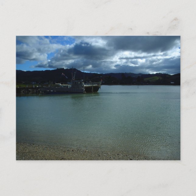 Cartão Postal Slipper Island Ferry Tairua Nova Zelândia (Frente)
