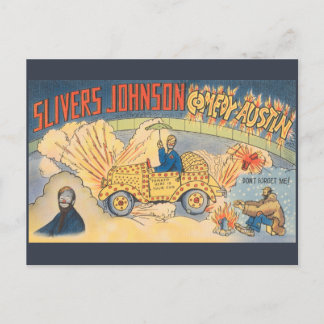 Cartão Postal Slivers Johnson, o Palhaço