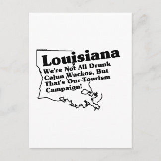 Cartão Postal Slogan do Estado de Louisiana