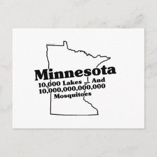Cartão Postal Slogan do Estado do Minnesota