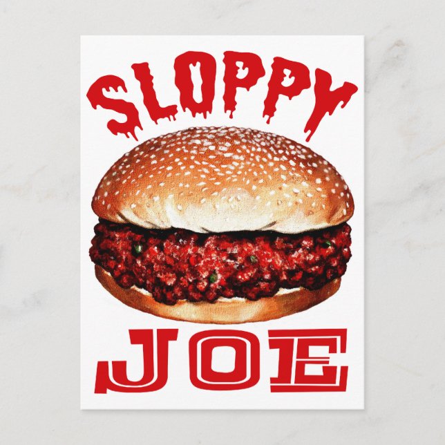 Cartão Postal Sloppy Joe (Frente)