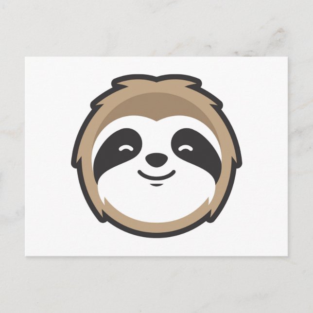 Cartão Postal Sloth Mascot (Frente)