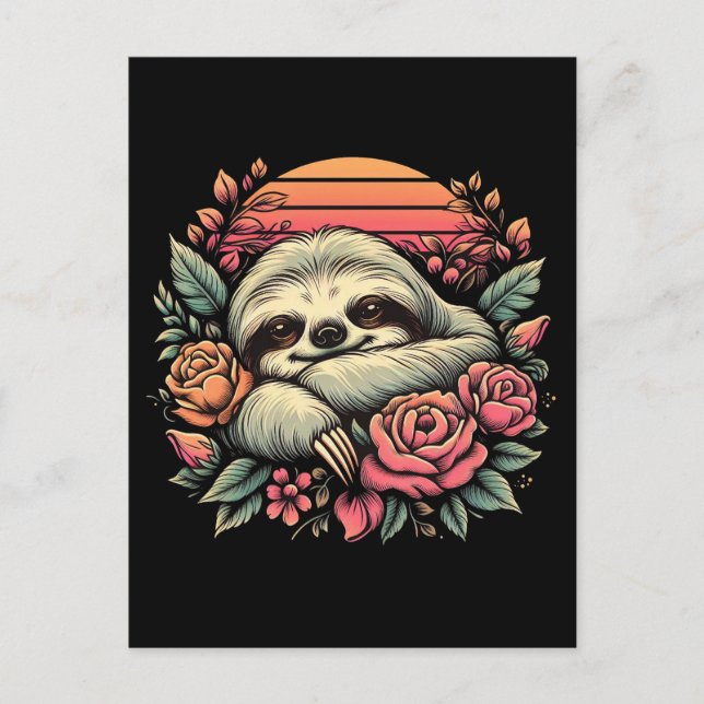 Cartão Postal  “Slothful Serenity” (Frente)