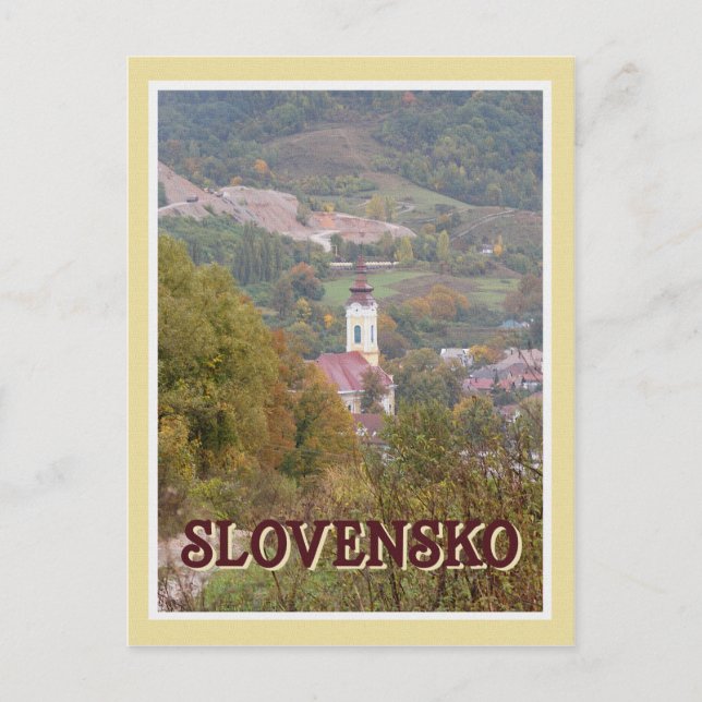 Cartão Postal Slovak Scene (Frente)