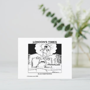 Cartão Postal Slug Nightmares Clássico LTCartoons Comic