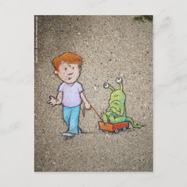 Cartão Postal sluggo's wagon ride (Frente)