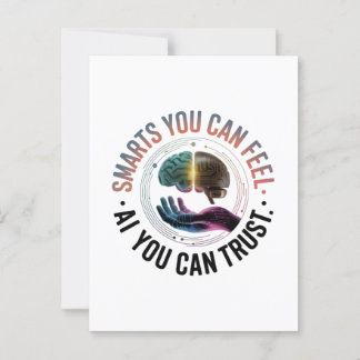 Cartão Postal Smarts Você Pode Sentir - Design de Futuro do Cére