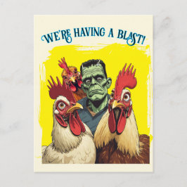 Cartão Postal “Smile Frank” Cheesy Chicken