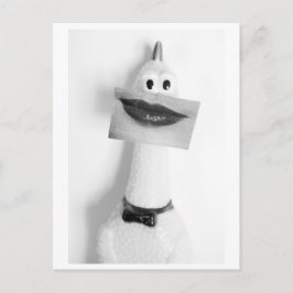 Cartão Postal Smiling Rubber chicken - Smile 